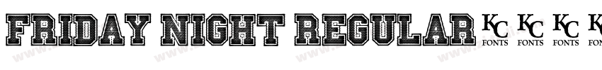 Friday Night Regular字体转换